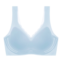 Catman Seamless Underwear Womens Thin Summer Wireless Vest Style Small Breast Gathering Anti-Sagging Breathable Ice Silk Bra