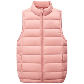 Qianrenggang autumn and winter children's clothing vests for boys and girls wear outside and inside warm vests for children