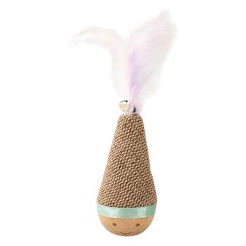 Tumbler feather cat wand with bell cat toy