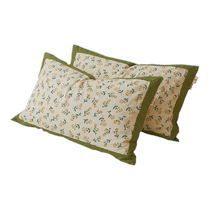 Pure cotton old coarse cloth pillowcases a pair of household cotton pillowcases a single 48cmx74cm pillowcase an inner sleeve