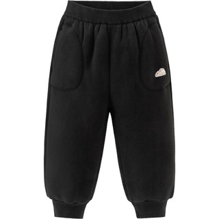 【抗静电】迷你巴拉巴拉男童女童裤子冬加绒宝宝儿童厚摇粒绒长裤