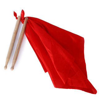 舞蹈节奏七彩棒大鼓锤实木打鼓棒榉木儿童排鼓槐木红绸多彩色鼓槌