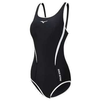 Mizuno swimsuit ແມ່ຍິງຫນຶ່ງສິ້ນມືອາຊີບສະລອຍນ້ໍາຕ້ານ chlorine ພິເສດຊຸດລອຍນ້ໍາຂະຫນາດໃຫຍ່ slimming swimsuit