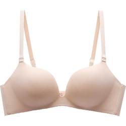 Maniform ສະດວກສະບາຍບໍ່ມີເຫຼັກກ້າວົງ Bra Ladies ເຕົ້ານົມຂະຫນາດນ້ອຍ Benming ປີ underwear ສີແດງໄດ້ຮັບຮອງເຕົ້ານົມອ່ອນສະຫນັບສະຫນູນ Bra