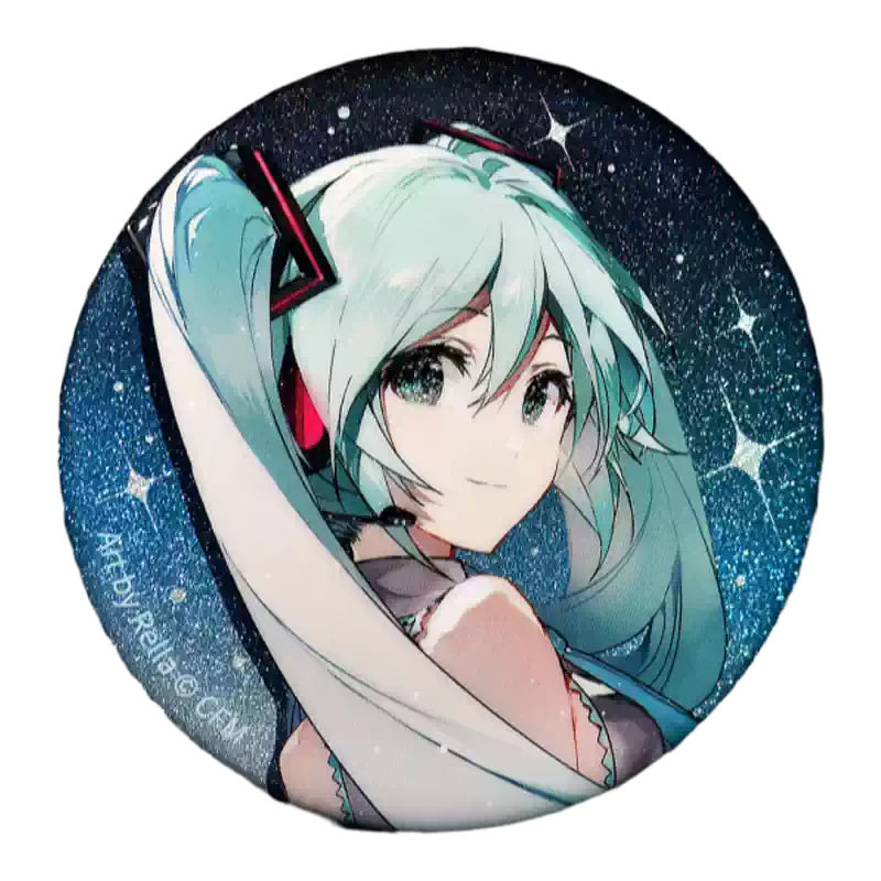 初音未来16周年官谷徽章Bilibili正版Miku炫彩挂件周边