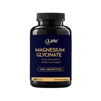 Liffe magnesium glycine relaxes muscles and sleeps soundly all night