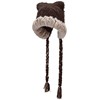 Hot air 2025 plush stitching ear protection beanie
