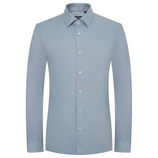 【可机洗羊毛】报喜鸟秋季新款商务正装男士长袖打底衬衫内搭衬衣