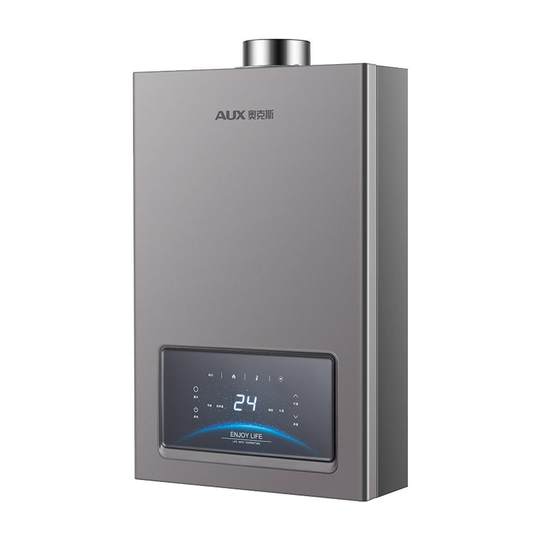 奥克斯平衡式燃气热水器电智能变升恒温可装浴室12升天然气DA106P