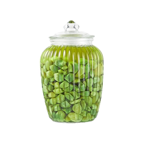 Laba garlic sealed jar soaked in wine glass bottle tangerine peel pickles sauerkraut mildew-proof food grade household storage pickle jar