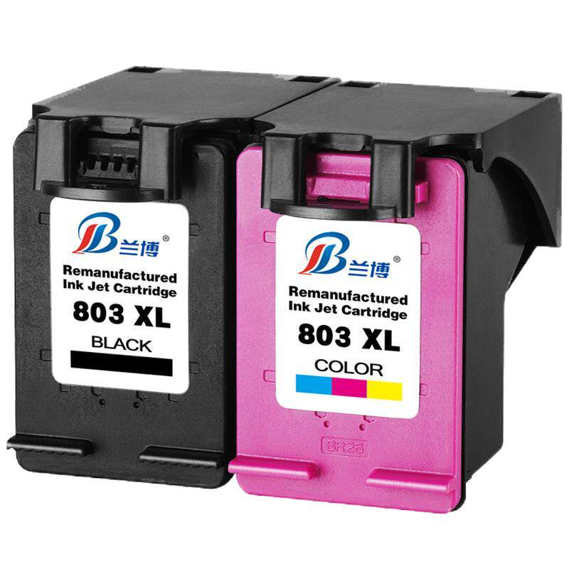 803墨盒适用惠普HPdeskjet2621 2132 2131 2130 1112 1110 1111 2622 2623 2628打印机连喷803XL墨盒黑色彩色