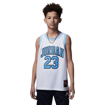 Jordan official Nike Jordan boy big boy jersey breathable mesh vest sleeveless T-shirt DX8461-101