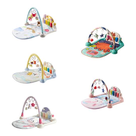 Babycare baby toys pedal piano fitness stand