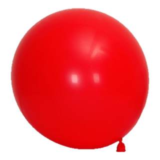 Helium-filled latex balloons can be released into the air