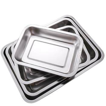 Taoqi jia square plate 304 stainless steel barbecue rectangular