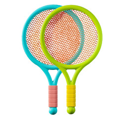 ຊຸດ racket badminton ເດັກນ້ອຍຫ້ອຍຕາຕະລາງ tennis ອຸປະກອນການຝຶກອົບຮົມເດັກຊາຍແລະເດັກຍິງພໍ່ແມ່-ເດັກນ້ອຍ indoor ດຽວ