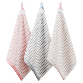 洁丽雅儿童小毛巾2025新款纯棉方巾厨房擦手巾100全棉强吸水洗脸