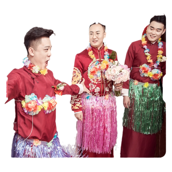 Hot garland, seaweed dance and hula skirt creation
