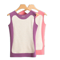 2 pieces of DeRong thermal vest for women to wear under winter thickened velvet bottoming shirt heating inner layer seamless underwear