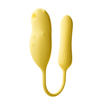 (Self-operated) Sucking the vibrator female masturbation device female supplies sexy little devil monster licking the negative orgasm ricochet