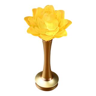 Glaze lotus lamp colorful led ever-bright lamp