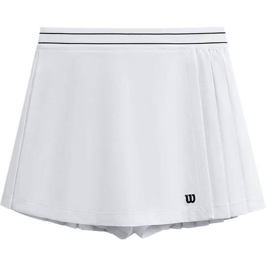 Wilson威尔胜官方春季女士PLEATED风琴交叠裙摆网球运动半身裙