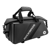 Rock Brothers bicycle bag rear rack bag hard shell mountain bike touring bag rear saddle bag riding accessories