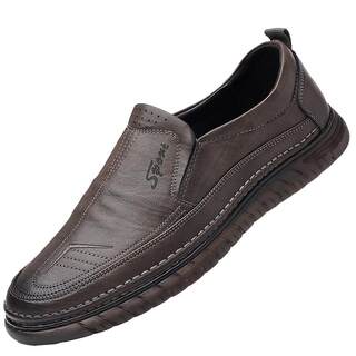 Spring and autumn soft-soled breathable slip-on men's casual shoes