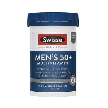 Multivitamin swiss ສໍາລັບຜູ້ຊາຍໄວກາງຄົນແລະຜູ້ສູງອາຍຸ