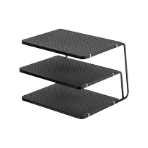 (Self-operated) Korean imported kitchen storage racks no punching dish storage racks multi-functional stove storage racks