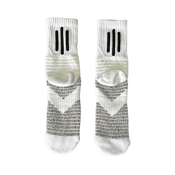 
UZPO with anti-slip yarn with Harden 7 basketball socks striped towel bottom thickened elite socks practical lightning mark