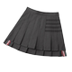 Wang Xinling's same tb pleated skirt A-line slim short skirt