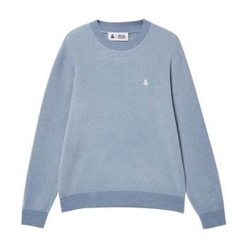 Kq zone lingzhi jack jones men's autumn and winter sweater sweater all-match solid color skin-friendly fabric embroidered long-sleeved top Kq zone lingzhi jack jones men's autumn and winter sweater sweater all-match solid color skin-friendly fabric embroidered long-sleeved top