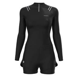 TOSWIM split swimsuit women's long-sleeved sun protection conservative slim swimsuit hot spring vacation surfing suit swimsuit diving