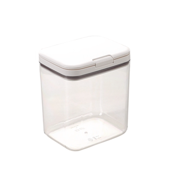 Washing powder storage box artifact press open lid with spoon