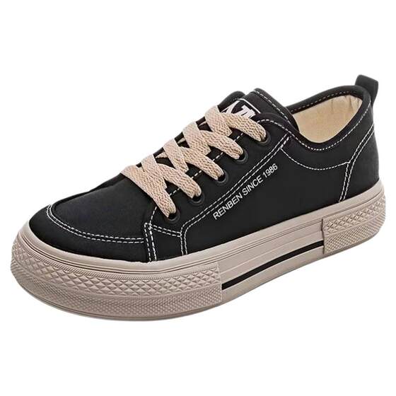 Renben low top round toe casual large size shoes breathable sneakers