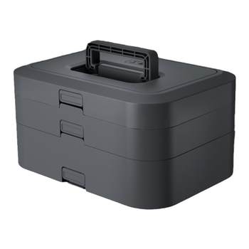 Hand-held storage box for nenggong art student toolbox