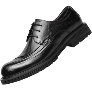 VOLO犀牛皮鞋男款2025新款男士休闲皮鞋内增高男鞋真皮商务大头鞋