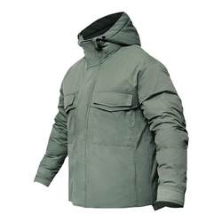 AlphaGym ແບບດຽວກັນຂອງຜູ້ຊາຍແລະແມ່ຍິງ 90 ສີຂາວເປັດລົງເສື້ອ jacket trendy retro ເສື້ອ jacket ອົບອຸ່ນດູໃບໄມ້ລົ່ນແລະລະດູຫນາວ