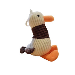 ມາແລ້ວເປັດ Cute Plush Toy School Bag Backpack Doll Pendant Cute Little Duck Couple Keychain Small Doll