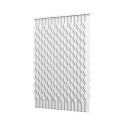 Shidian S -shaped vine -wave curtain vertical curtain wave curtain waterfall curtain Dream curtain vertical louver balcony living room landing curtain
