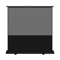 (Recommended by Suning) Bamboo floor-to-ceiling curtain 100-inch 120-inch projection screen for home outdoor bedroom portable mobile punch-free hand-pulled floor-standing anti-light lifting projection screen 268