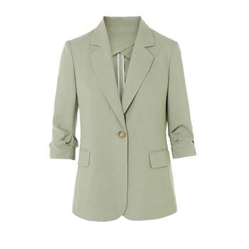Langzi outlet langzi basic wardrobe temperament slim professional commuting blazer 2024 xia xin