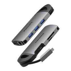 Philips typec 확장 도크 확장 HDMI 고화질 4k60hz 어댑터 Apple 노트북 Thunderbolt 4 휴대 전화 태블릿 기가비트 네트워크 포트 다중 인터페이스 변환 USB 분배기에 적합