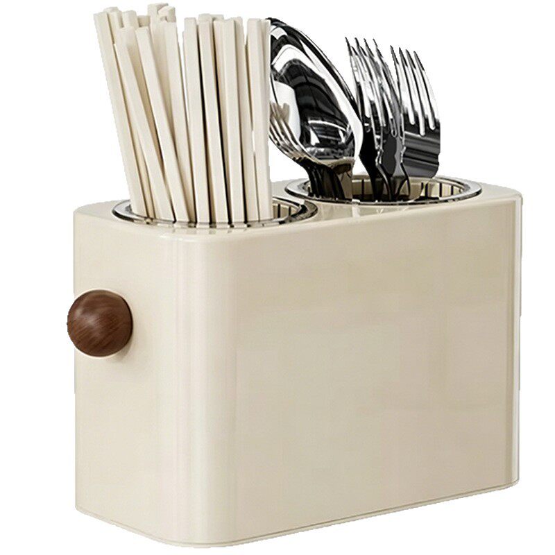 Household drainable wall-mounted chopstick cage