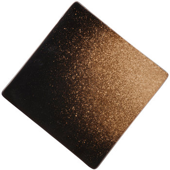 Sifang dish plate color glazed flat plate barbecue plate tableware