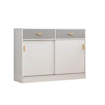 Ultra-thin sideboard custom-made simple pvc narrow cabinet