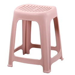 Thick plastic stool cooked glue striped striped air -breathable chair adult home dining table chair, chair, bench, high stool non -slip