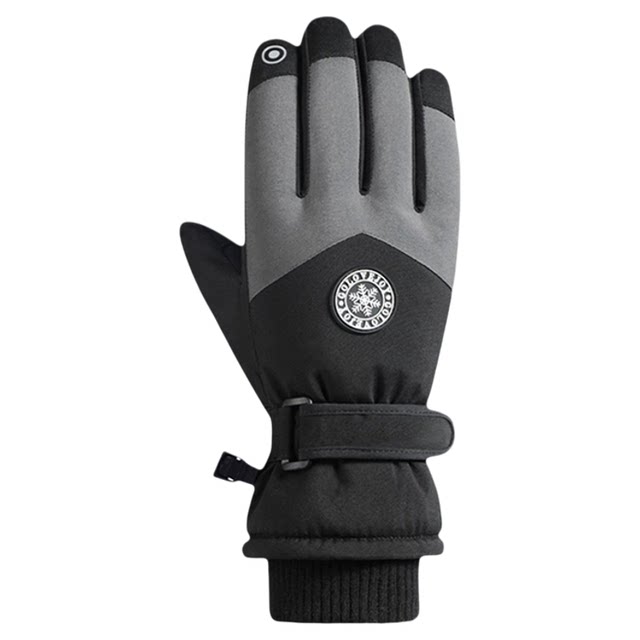 Warm gloves skiing winter men's cycling and riding thickened windproof and cold-proof touch screen outdoor winter mountaineering waterproof women's