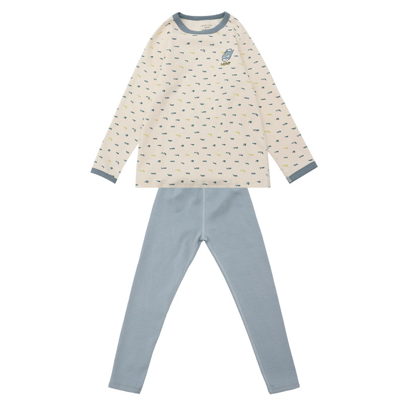 7A Antibacterial! Boys’ Home Clothes Set Children’s Pajamas